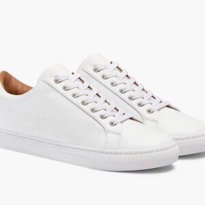 French Connection Leather white sneaker